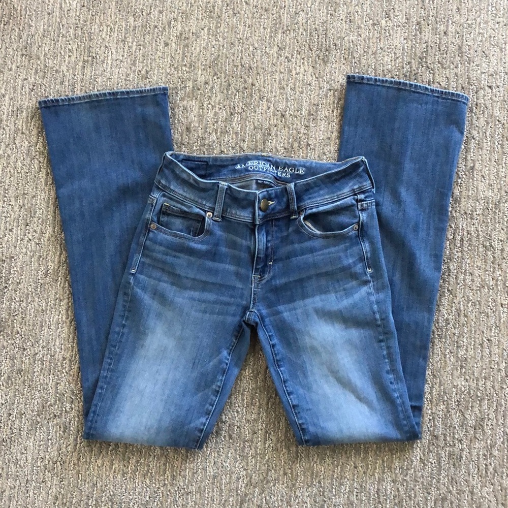 American eagle 360 super stretch x4 boot cut jeans